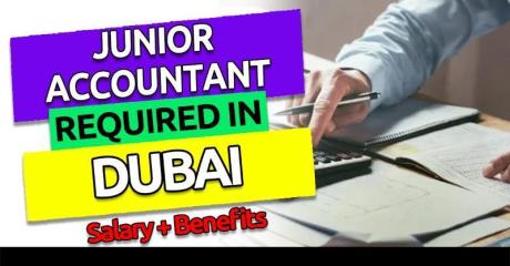 Junior Accountant Required in Dubai