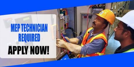 MEP TECHNICIAN REQUIRED IN DUBAI