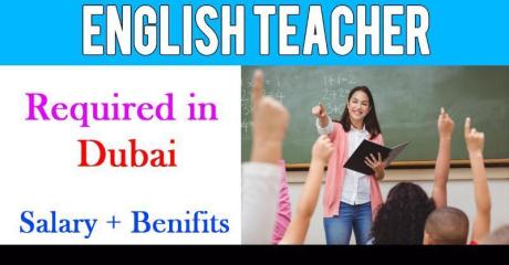 English Teacher Required in Dubai