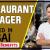 Restaurant Manager Required in Dubai