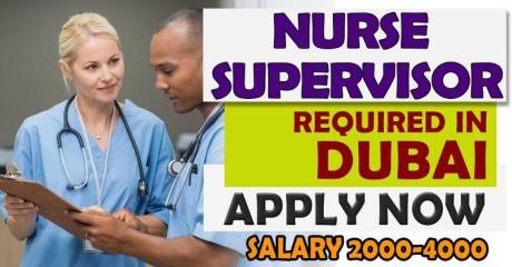 NURSE SUPERVISOR Required in Dubai
