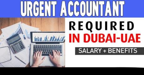 Urgent Accountant Required in Dubai