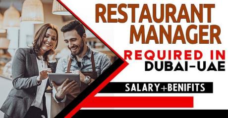 Restaurant Manager Required in Dubai