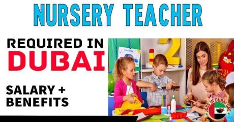 Nursery Teacher Required in Dubai