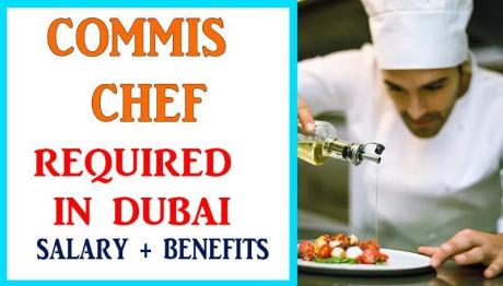 Commis Chef Required in Dubai
