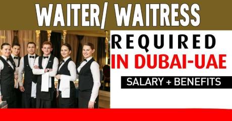 Waiter/ Waitress Required in Dubai