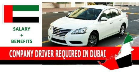 COMPANY DRIVER REQUIRED IN DUBAI