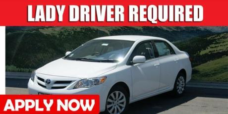 LADY DRIVER REQUIRED