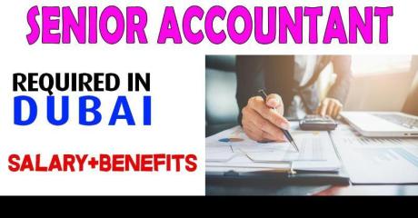 Senior Accountant Required in Dubai