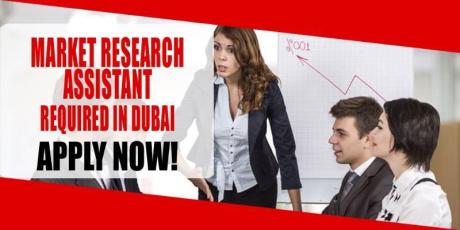 MARKET RESEARCH ASSISTANT REQUIRED IN DUBAI