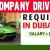 Company Driver Required in Dubai