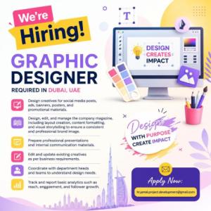Graphic Designer Required in Dubai