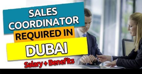 Sales Coordinator Required in Dubai