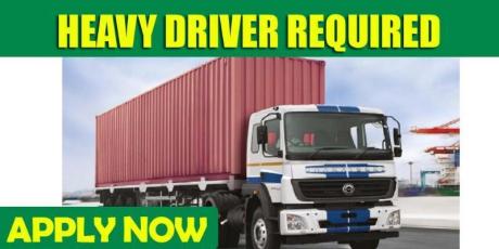 HEAVY DRIVER REQUIRED