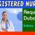 Registered Nurse Required in Dubai