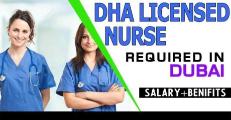 DHA licensed Nurse Required in Dubai