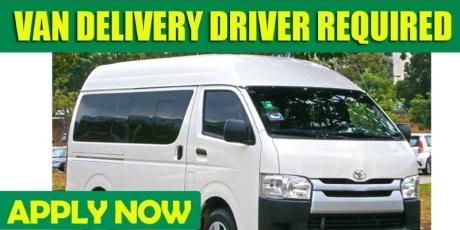 PICKUP VAN DRIVER REQUIRED