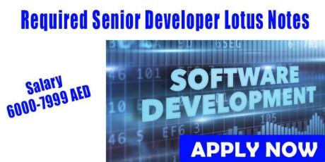 Required Senior Developer Lotus Notes