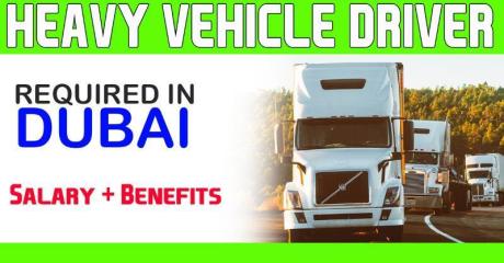 HEAVY VEHICLE DRIVER REQUIRED IN DUBAI