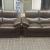 SOFA LEATHER DARK BROWN