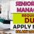Senior Human Resources Manager Required in Dubai