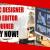 GRAPHIC DESIGNER VIDEO EDITOR REQUIRED IN DUBAI