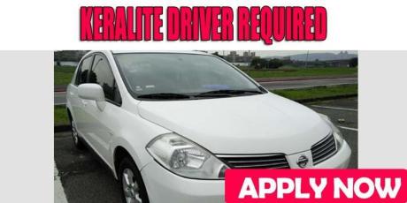 KERALITE DRIVER REQUIRED