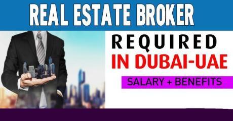 Real Estate Broker Required in Dubai