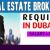 Real Estate Broker Required in Dubai