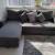L shape sofa bed -