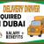 Delivery Driver Required in Dubai
