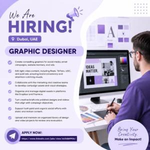Graphic Designer Required in Dubai