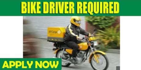 BIKE DRIVER REQUIRED