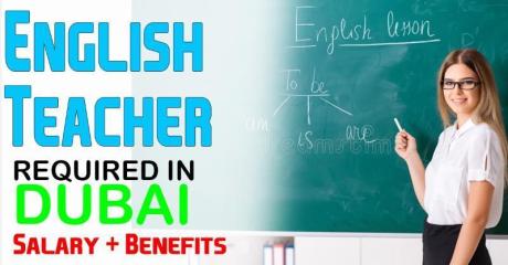 English Teacher Required in Dubai