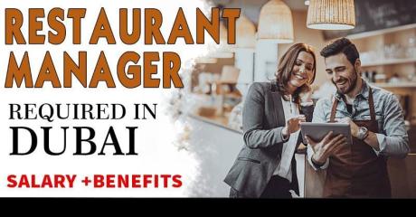 Restaurant Manager Required in Dubai