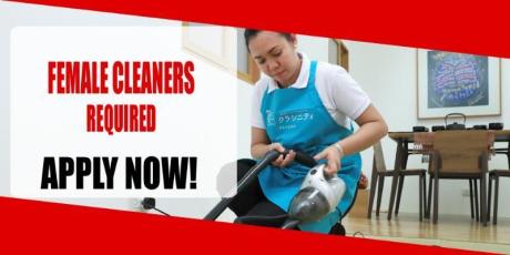 FEMALE CLEANERS REQUIRED IN DUBAI