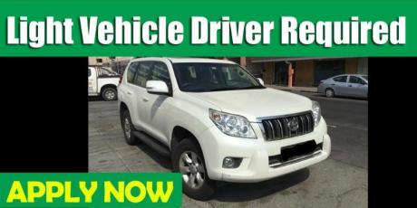 Light Vehicle Driver Required