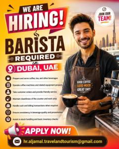 Barista Required in Dubai