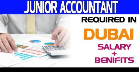 Junior Accountant Required in Dubai