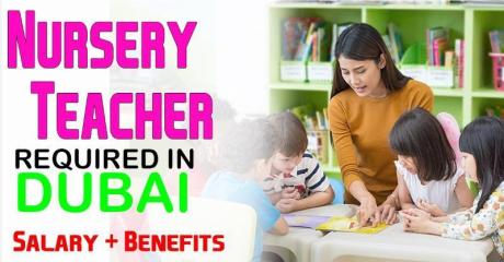 Nursery Teacher Required in Dubai - Dubai