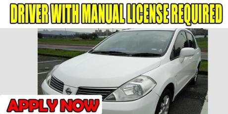 DRIVER WITH MANUAL LICENSE