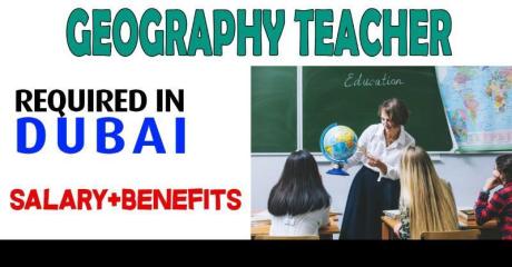 Geography Teacher Required in Dubai
