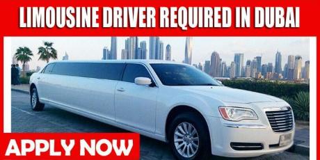 LIMOUSINE DRIVER REQUIRED IN DUBAI