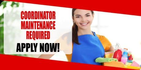COORDINATOR MAINTENANCE REQUIRED IN DUBAI