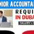 Junior Accountant Required in Dubai