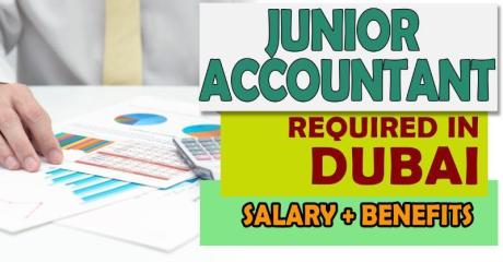 Junior Accountant Required in Dubai