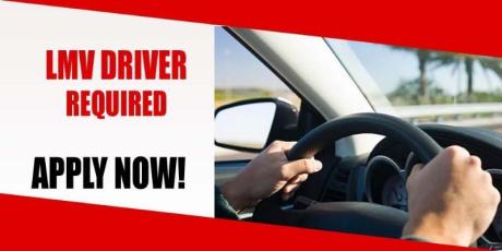 LMV DRIVER REQUIRED IN DUBAI