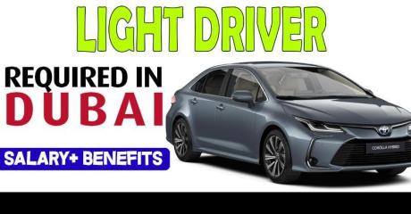 Light driver Required in Dubai