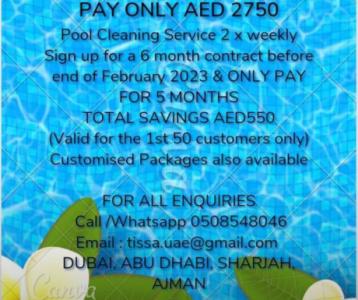 summer special pool cleaning service