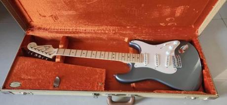 Fender Eric Clapton Stratocaster with flight case.